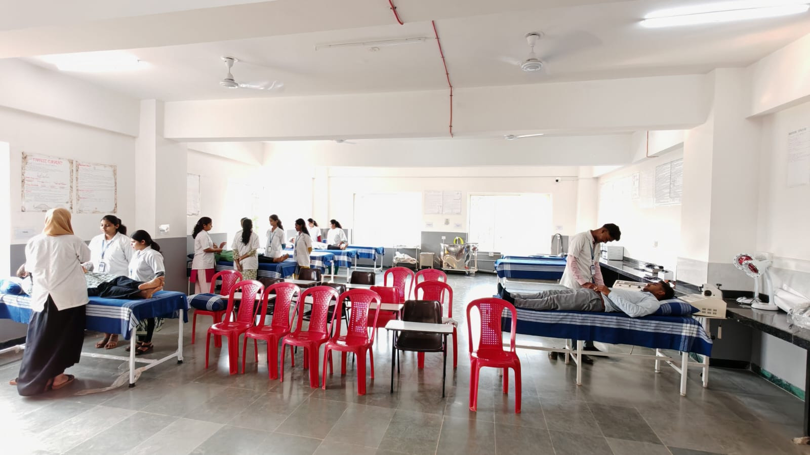 Electrotherapy laboratory
